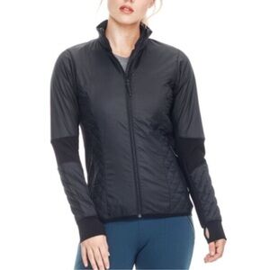 Icebreaker MerinoLoft Helix Full Zip Jacket Black XS EUC Insulated Wool Blend